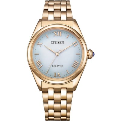 Citizen L Series EM1143-81X Horloge - Staal - Rosékleurig - Ø 33 mm