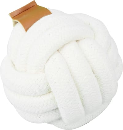 Pawise Speelgoedbal met Handvat - hondenbal met lus om aan te trekken - hondenspeelgoed van hoogwaardig materiaal  - 24 cm lang
