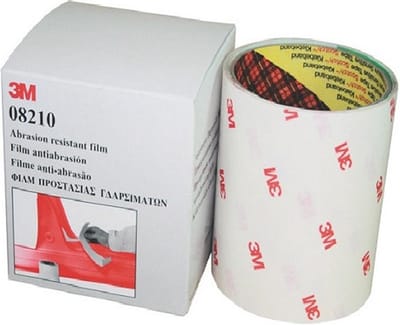 3m paint protection film 8592 0,25 m transparant 100 mm x 2,5 m 08210