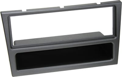 1-DIN Paneel geschikt voor met aflegbakje. Opel - Renault - Suzuki - Nissan Subaru Kleur: Charcoal Metallic