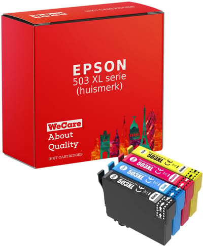 4-pack | Geschikt voor Epson 503XL inktcartridges - WF2960DWF - 2965DWF - XP5200 - 5205