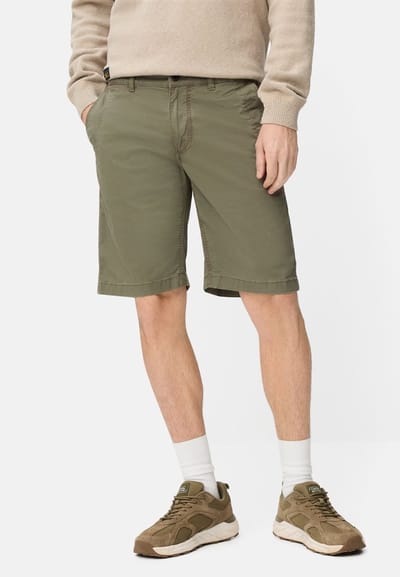 camel active Bermudashorts met rits - Maat menswear-36IN - Olijfgroen