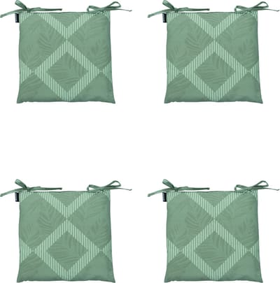 Madison - Zitkussen - Universeel - 4 st - 46x46cm - Demi Green - Groen
