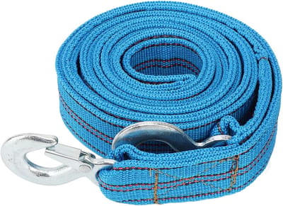 Ringhaken Aanhangwagen Ring Loop, Sleephaken, sleepband met haak, 13 voet lang, 5 ton laadvermogen, nylon bergingssleepband