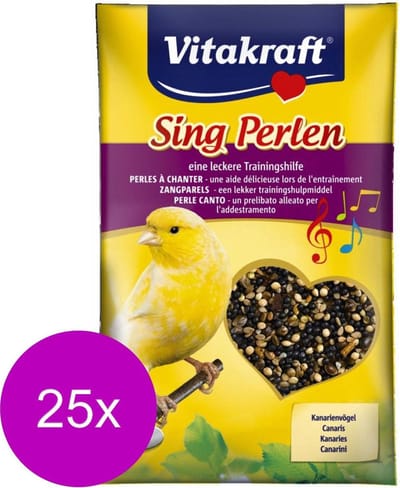 Vitakraft Zangparels - Vogelsnack - 25 x 25 g per stuk