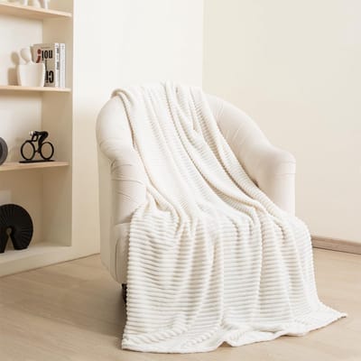 Zachte Plaid - Fleece Deken - Gezelligheid Thuis - Lichtgewicht Comfort - 150x200cm - Beige