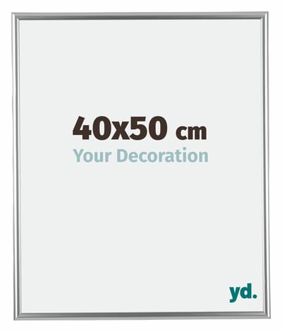 Your Decoration - Fotolijst 40x50 cm - Kunststof - Zilver - Bordeaux