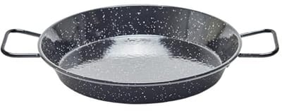 Paella Pan Geëmailleerd Staal 20 cm - Perfect voor Oven en Gas