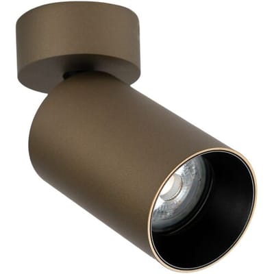 KS Verlichting plafondlamp - Mila 1 lichts - Brons - Binnenverlichting - Richtbaar - rond