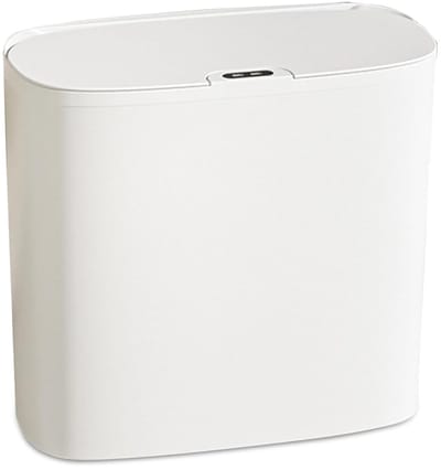 Automatische Vuilnisemmer - Prullenbak Sensor - Hygiënisch Werken - Wandmontage Vrijstaand - 12 Liter Capaciteit - Wit