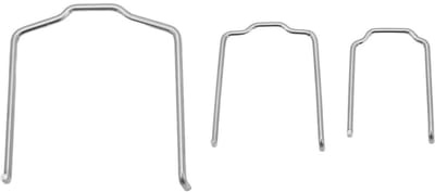 Dailygoods- Radiatorslangveerklemmenset RVS - 3 Stuks - Corrosiebestendig - Slijtvast - Veerbelast - Eenvoudige Installatie - Veerklemmen
