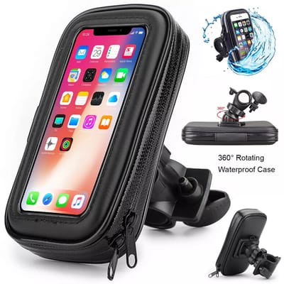 Telefoonhouder Fiets - Universeel Telefoonhoesje Maat L voor op je Fiets!