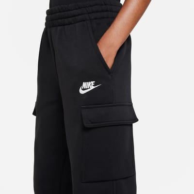NIKE - nike sportswear club fleece big kid - Sport joggingbroek jongens - Zwart