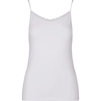 Urban Classics - Cotton Lace 2Pack Tanktop - XS - Wit/Wit
