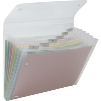 Sorteermap Rexel Ice 6-vaks transparant