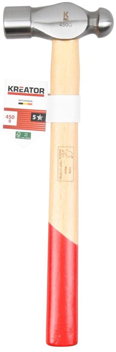 Kreator Bolkophamer KRTH90806 - Bolkophamer 450g - hout