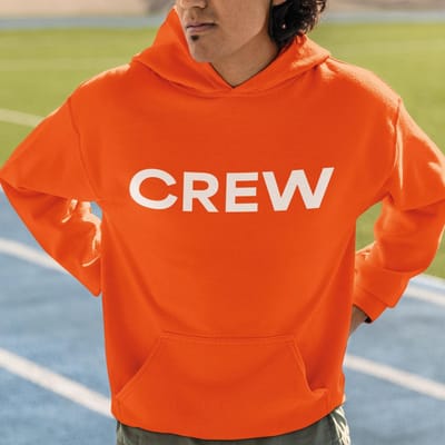 Oranje Koningsdag Hoodie Crew - MAAT XS - Feestkleding & Carnavalskleding
