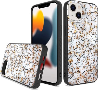 ZT Silicone telefoonhoesje met print Geschikt voor: iPhone 14 Pro Max - Broken Wall - ZT Accessoires