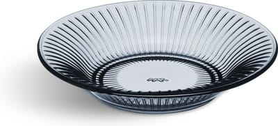 Kahler Design Hammershøi Glazen Schaal - 17 cm - Indigo Blauw