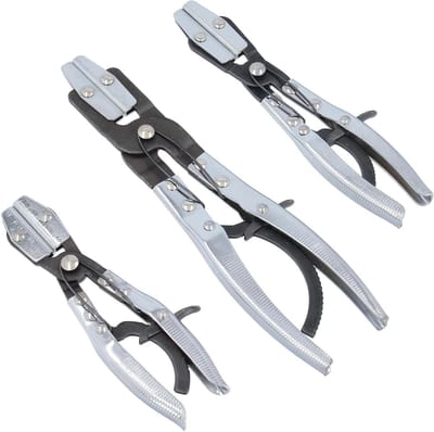 Slangklemtang set - Tangenset metaal - Slangen demonteren - 3 maten - Tot 32mm opening - Metaal