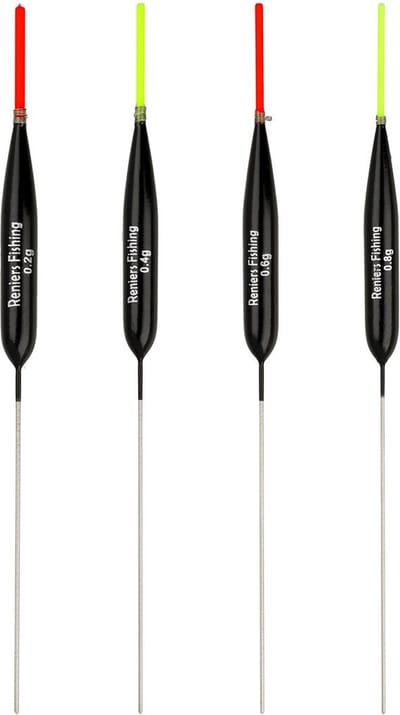 Reniers Fishing Dobber RF2 – Allround Dobber met Metalen Onderantenne voor Snel Vissen - Kleur: rood,Maat: 0.60g