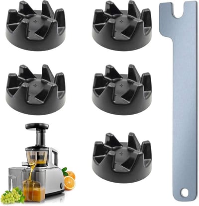 Raheem 9704230 5 stuks koppelingsblender coupler reserveonderdelen compatibel met K-itchen-Aid modellen KSB52, KSB5, 5KSB52 en 5KSB5 blender rubberen koppeling, gereedschap reserveonderdeel