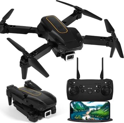SNJY® Drone met Camera - Drone voor Volwassenen - Drones voor Kinderen - 1080P HD Camera - 360° Flip - Zwart