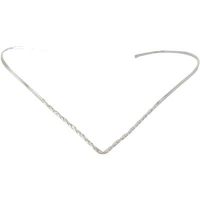 Behave – Ketting - Zilveren Spang – Massief 925 Sterling Zilver – Hand gesmeed