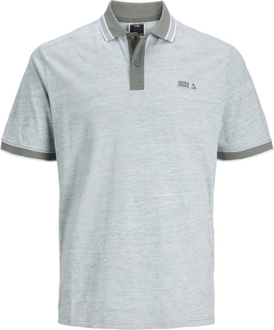 Jack & Jones Poloshirt Jcomelange Jersey Polo Ss 12252394 Agave Green Mannen Maat - S
