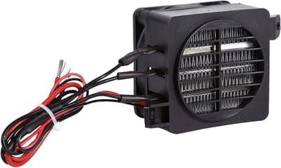 Ruimteverwarmer - Keramische kachel - Kamer verwarmen - Energiebesparend PTC - 300 Watt - Zwart