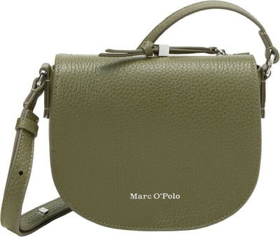Marc O'Polo Leren Schoudertas Cally Crossbody Bag Cedar Green Groen