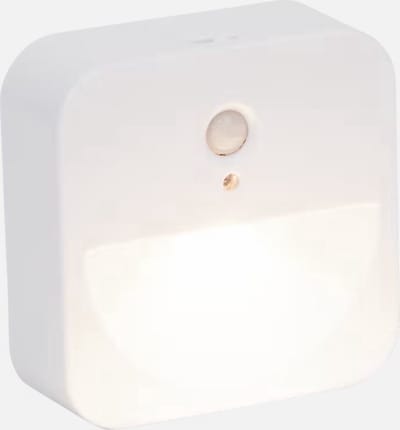 *** 1 Stuks - 3-in-1 draadloos nachtlampje met bewegingssensor en dag- en nachtsensor - Perfect voor slaapkamer, overloop en garage - Werkt op 3 AAA batterijen! ***