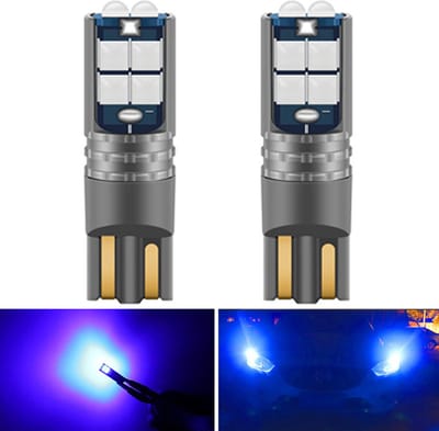 VCTparts® High Power LED T10 Blauw - W5W Verlichting (set) [Stadsverlichting - Parkeerverlichting - Kentekenverlichting - Interieurverlichting]