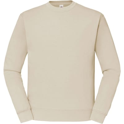 Fruit of the Loom Heren Klassiek Ingelegd Sweatshirt (Natuurlijk)