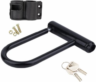 Fiets U-slot - Zwaar Fietsslot - Voertuig Beveiligen - Hoge Beveiliging - 20 cm - Zwart