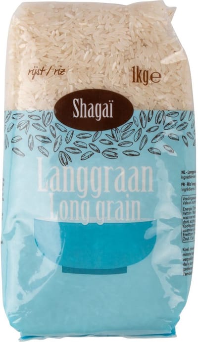 Shagaï langgraan rijst - veganistisch en vegetarisch - 1 kilo