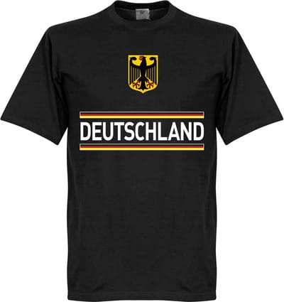 Duitsland Team T-Shirt - Zwart  - S