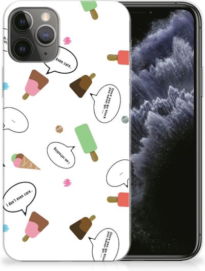 Apple iPhone 11 Pro Siliconen Case IJsjes
