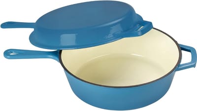 MRKK® Gietijzeren Braadpan - Braadpan - Voor Alle Warmtebronnen