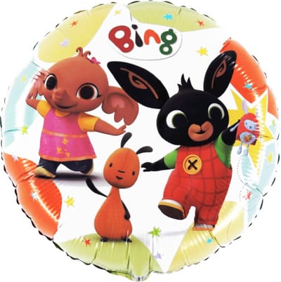 Folieballon - Bing & vrienden - 46cm - Zonder vulling