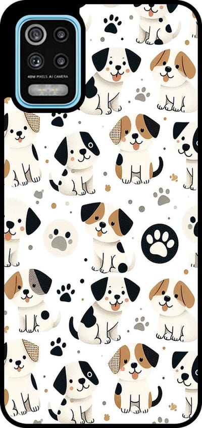 Smartphonica Telefoonhoesje Geschikt voor LG K52 / K62 met honden opdruk - TPU backcover case dog design geschikt voor LG K52;LG K62