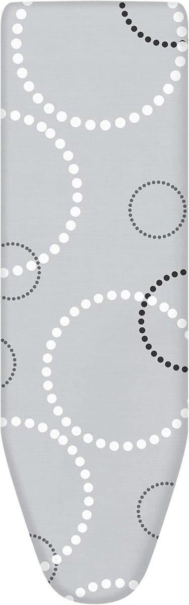 55 cm x 148 cm – strijkplankhoes, elastisch, strijkplankhoes, snelle montage, lichtgrijs