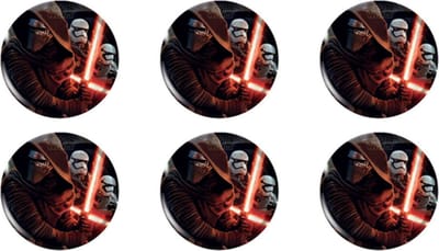 "6 x Star Wars Borden - Plates - Assiettes - Perfect voor Feesten en Verjaardagen - Star Wars Thema - Ster Wars Tafelaccessoires"