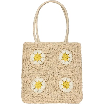 Pieces Tas Pckilona Straw Shopper Sww 17136670 Nature