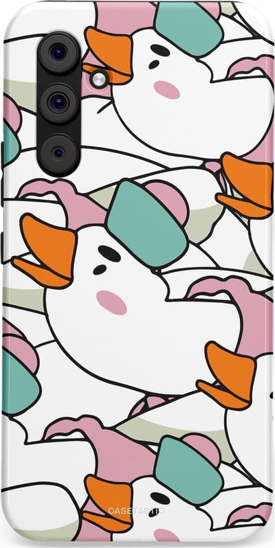 Casetastic Hoesje Geschikt voor Samsung A54 (5G) - Stijlvolle Beschermende Duo-layer Case - Gansmatroos