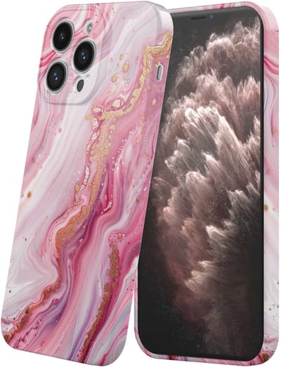 Smartphonica Telefoonhoesje Geschikt voor iPhone 11 Pro Max met Roze Marmer Opdruk - Flexibel Softcase TPU - Backcover Case Rosé Marble Design geschikt voor iPhone 11 Pro Max