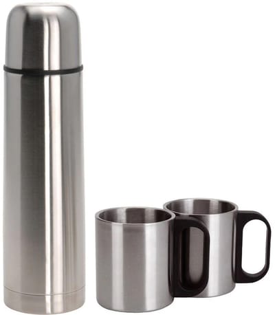 Redcliffs Thermosfles incl. 2 bekers - 1L - RVS - thermosbeker