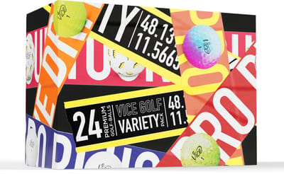 Vice Golf Golfballen Variety Pack - 24 Ballen - Multicolor - 8 Modellen - Voor Beginners tot Gevorderde Golfers