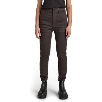 G-Star Kafey Cargo Ultra High Skinny Nett Brown Taglia: W23L30 | Pantaloni cargo Outlet | Donna | Marrone
