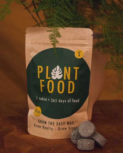 Plantenvoeding Voedingstabletten voor kamerplanten 100% organisch - 365 dagen voeding door langzame afgifte - Plantfood Small (10 stuks)